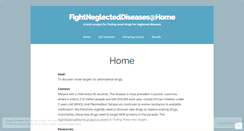 Desktop Screenshot of fightmalariaathome.org